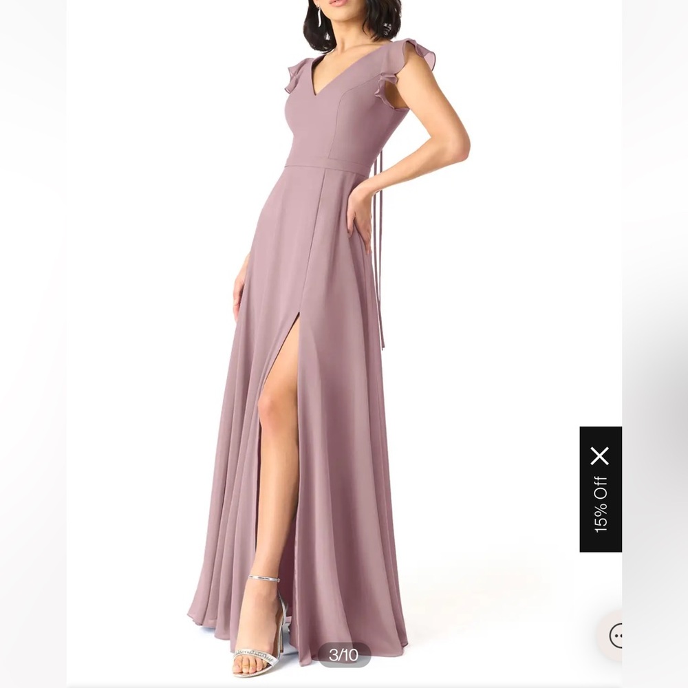 Azazie Claudine Dusty Rose Dress NWT